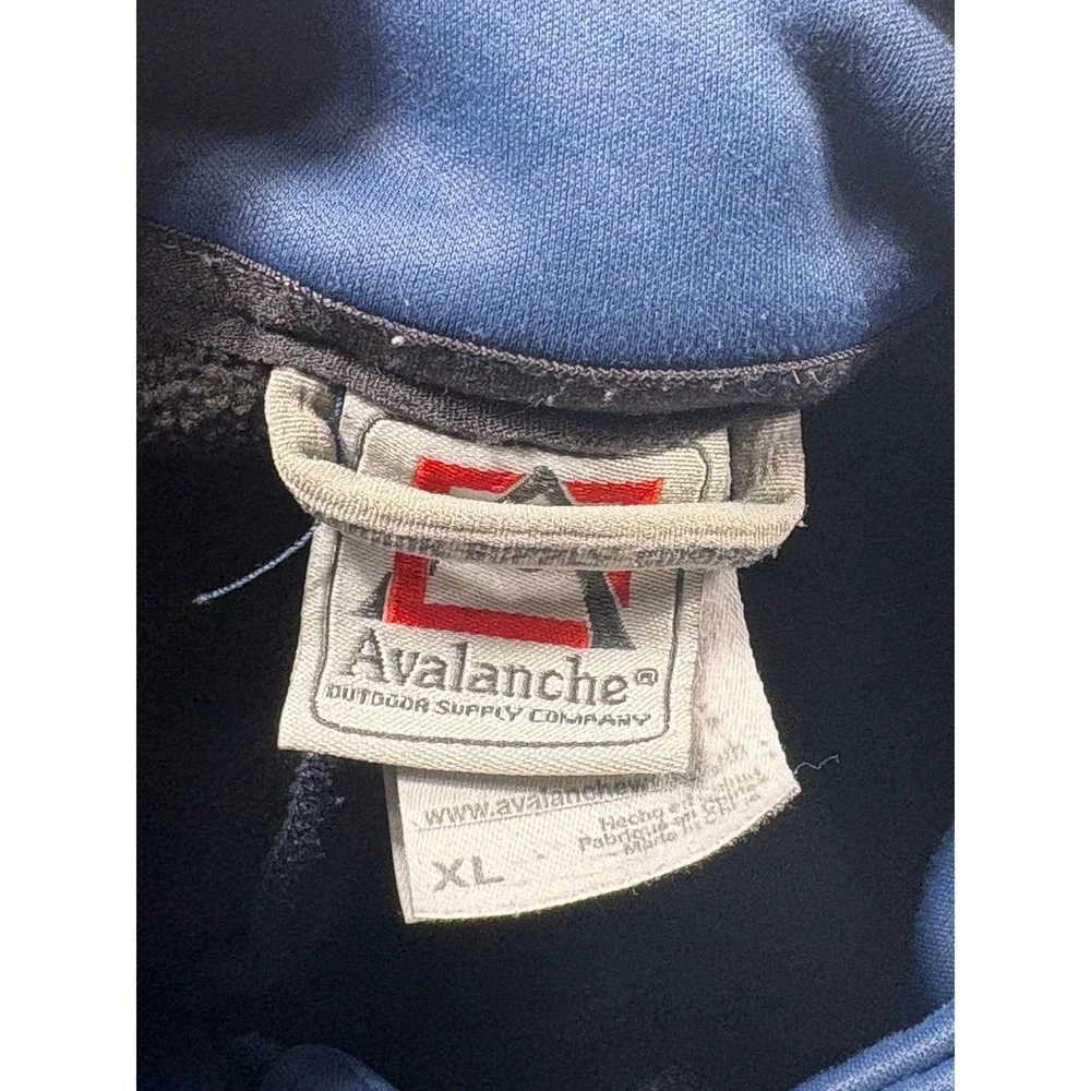 Avalanche Outdoor Supply Company Mens‎ Blue Weather Shield Full Zip Jacket XL